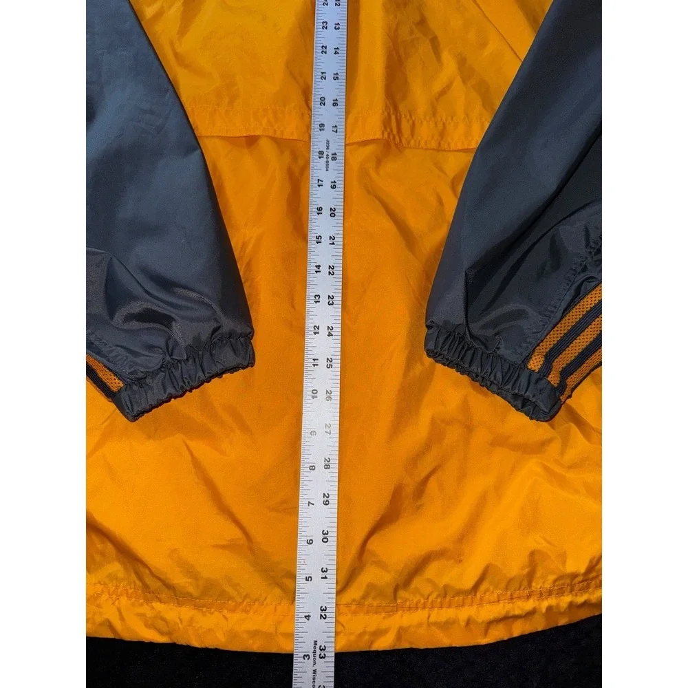 Adidas Mens Full Zip Wind Breaker Jacket Tech Shell Size 2XL